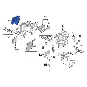Mercedes-Benz OE - Front Cabin Air Intake Duct