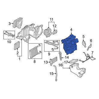 Mercedes-Benz OE - HVAC Unit Case