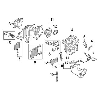 Mercedes-Benz OE - Air Conditioner & Heater - Evaporator & Heater Components