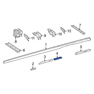 Mercedes-Benz OE - Center Frame Side Member Reinforcement