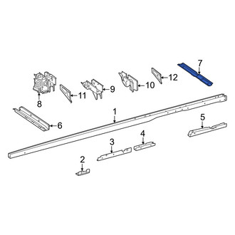 Mercedes-Benz OE - Rear Frame Side Member Crossmember