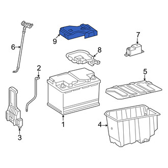 Mercedes-Benz OE - Battery Terminal Cover