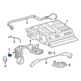 Mercedes-Benz OE - Drive Motor Battery Pack Charging Port Door Release Actuator