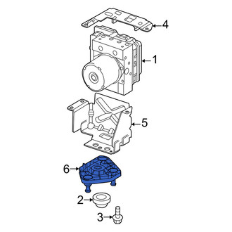 Mercedes-Benz OE - Lower ABS Modulator Bracket