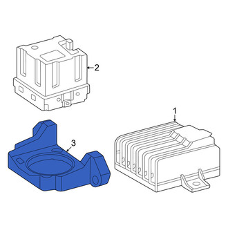 Mercedes-Benz OE - Front Hybrid & Electric Vehicle Sound Alert Speaker Bracket