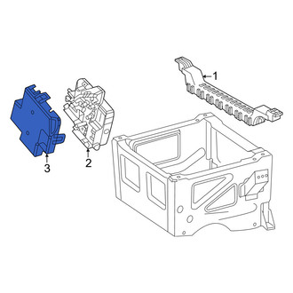 Mercedes-Benz OE - Front Left Fuse Box Cover