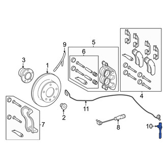 Mercedes-Benz OE - Front ABS Wheel Speed Sensor