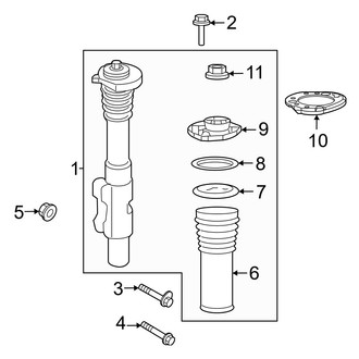 Mercedes-Benz OE - Front Suspension - Struts & Components