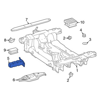 Mercedes-Benz OE - Front Right Bumper Impact Absorber