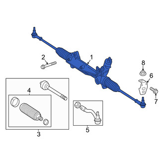 Mercedes-Benz OE - Rack and Pinion Assembly
