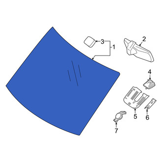 Mercedes-Benz OE - Front Windshield