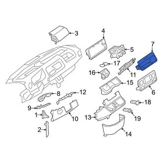 Mercedes-Benz OE - Lower Instrument Panel Pocket