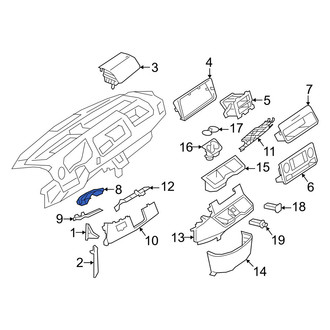 Mercedes-Benz OE - Upper Steering Column Cover