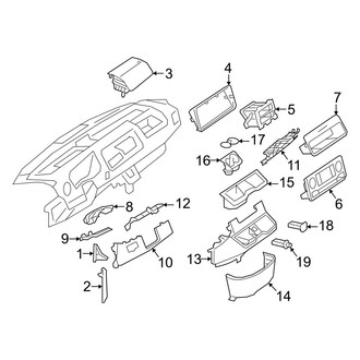 Mercedes-Benz OE - Instrument Panel Components