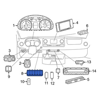 Mercedes-Benz OE - Right Instrument Panel Bezel