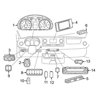 Mercedes-Benz OE - Instrument Panel - Cluster & Switches