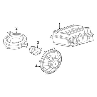 Mercedes-Benz OE - Instrument Panel - Sound System