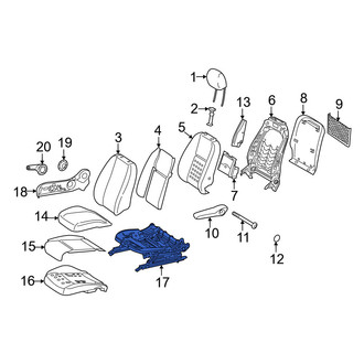 Mercedes-Benz OE - Right Seat Track