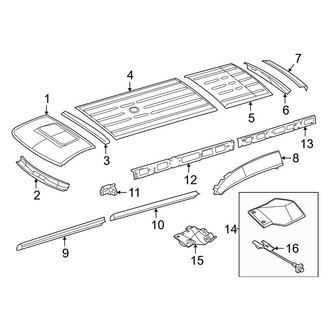 Mercedes-Benz OE - Roof & Components (Standard Roof)