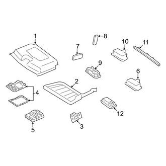 Mercedes-Benz OE - Roof - Interior Trim (Standard Roof)