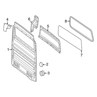 Mercedes-Benz OE - Pillars, Rocker & Floor - Partition Panel