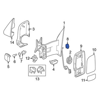 Mercedes-Benz OE - Front Left Collision Avoidance Warning Indicator