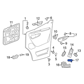Mercedes-Benz OE - Front Left Seat Heater Switch