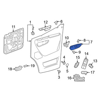 Mercedes-Benz OE - Front Left Inner Interior Door Handle