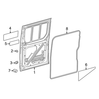 Mercedes-Benz OE - Side Loading Door - Door & Components