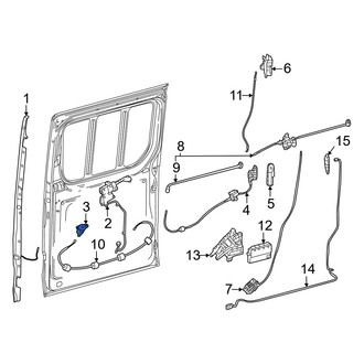 Mercedes-Benz OE - Sliding Door Lock Actuator