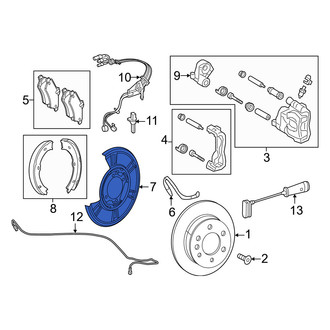 Mercedes-Benz OE - Rear Brake Dust Shield