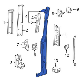 Mercedes-Benz OE - Right Inner Body C-Pillar