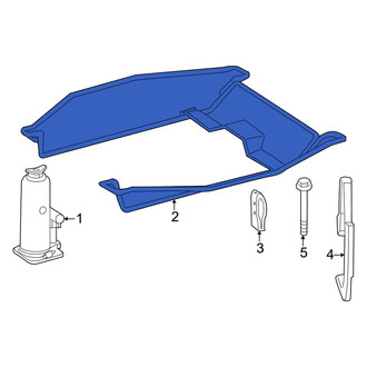 Mercedes-Benz OE - Rear Spare Tire Carrier