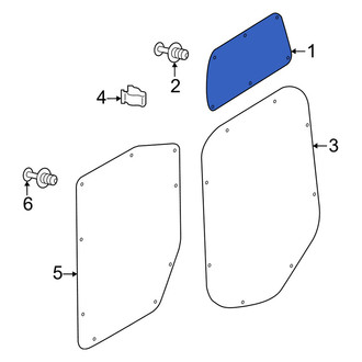 Mercedes-Benz OE - Front Right Inner Door Interior Trim Panel