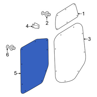Mercedes-Benz OE - Rear Left Lower Door Trim Molding