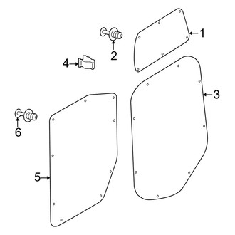 Mercedes-Benz OE - Rear Loading Door - Interior Trim