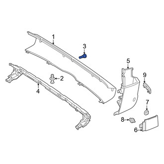 Mercedes-Benz OE - Bumper Cover Bolt