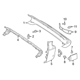 Mercedes-Benz OE - Rear Bumper - Bumper & Components (With Step)