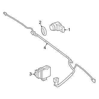 Mercedes-Benz OE - Rear Bumper - Electrical Components