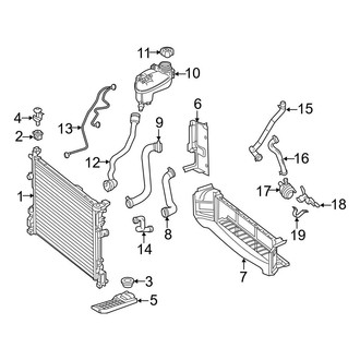 Mercedes-Benz OE - Cooling - Radiator & Components (Base / 4Matic)