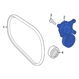 Mercedes-Benz OE - Accessory Drive Belt Tensioner Assembly