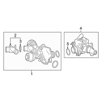 Mercedes-Benz OE - Cooling - Water Pump (Base / 4Matic)
