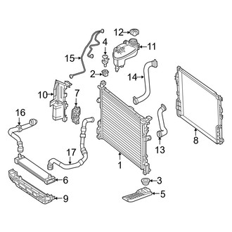 Mercedes-Benz OE - Cooling - Radiator & Components (Primary Radiator)