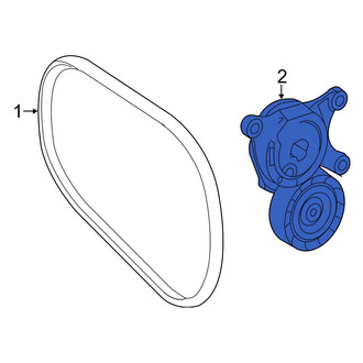 Mercedes-Benz OE - Accessory Drive Belt Tensioner Assembly
