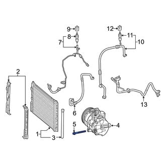 Mercedes-Benz OE - A/C Compressor Bolt