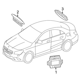 Mercedes-Benz OE - Electrical Components (Parktronic System (PTS))