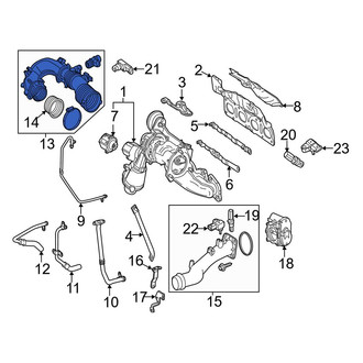 Mercedes-Benz OE - Turbocharger Inlet Hose