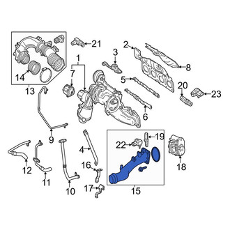 Mercedes-Benz OE - Turbocharger Inlet Hose