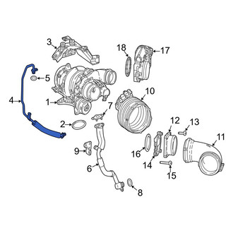 Mercedes-Benz OE - Turbocharger Oil Line