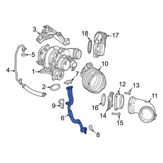 Mercedes-Benz OE - Turbocharger Oil Line